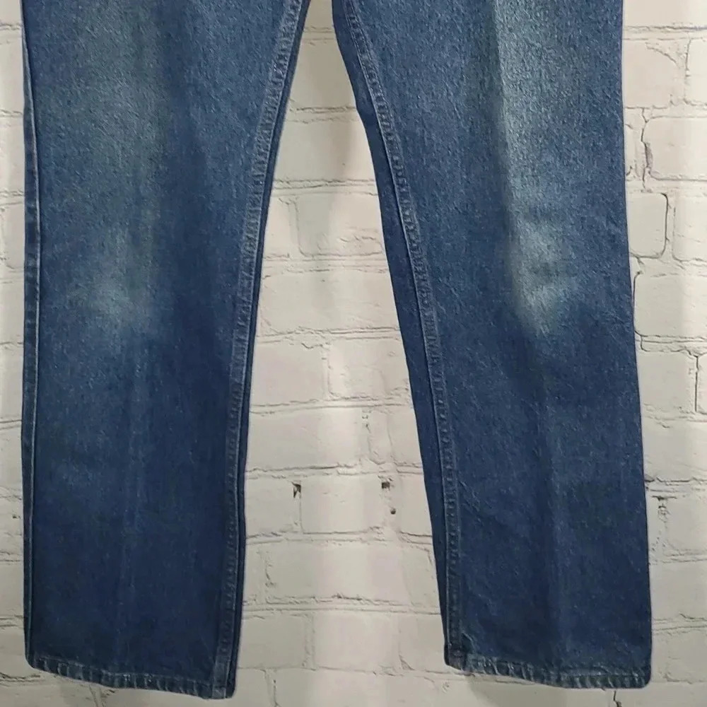 Vintage Levi’s Leather Tab Denim Jeans Mens 36x32 🇺🇸 - Picture 10 of 13